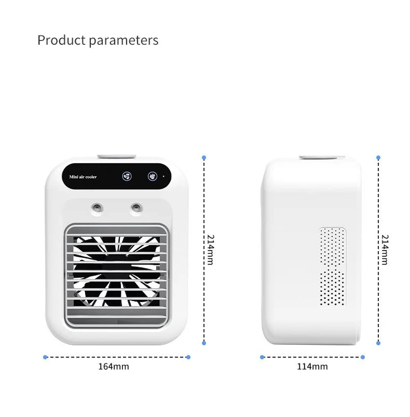 Stay Cool Anywhere! Portable Air Conditioner & Water Cooling Fan for Home, Office, and Cars! 🌬️❄️