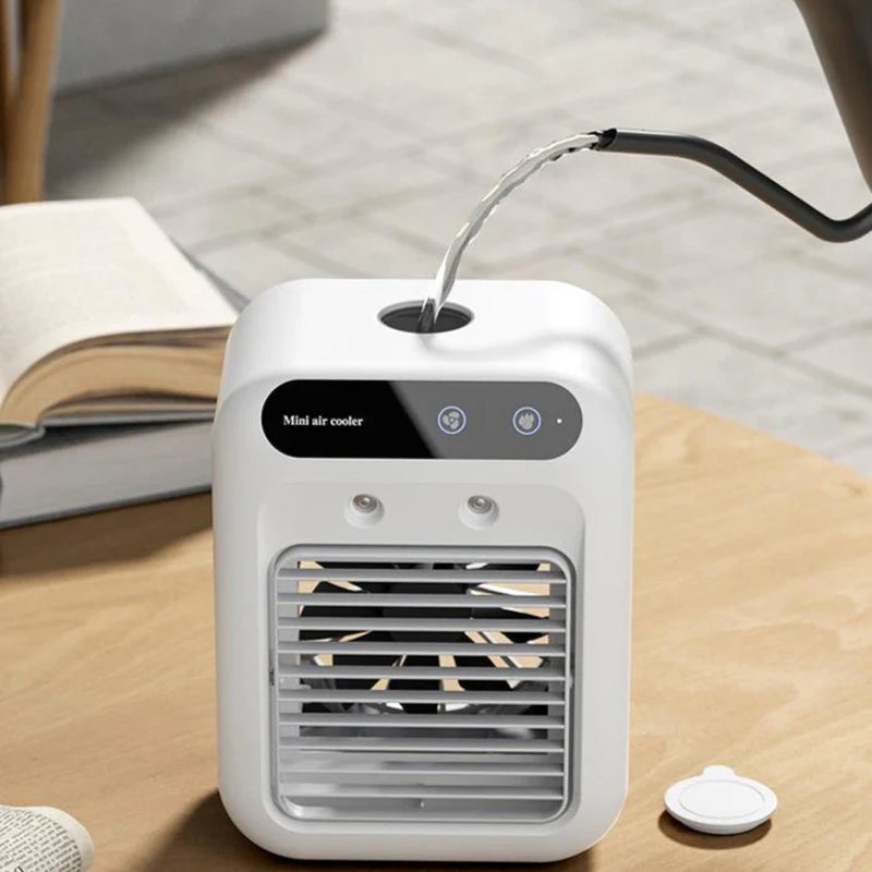 Stay Cool Anywhere! Portable Air Conditioner & Water Cooling Fan for Home, Office, and Cars! 🌬️❄️
