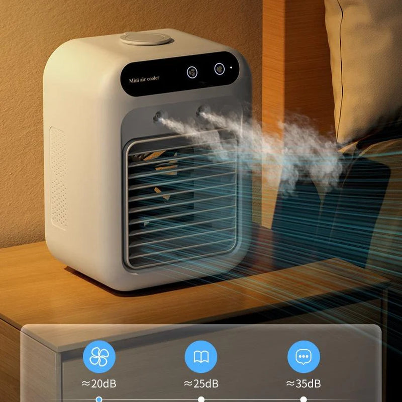 Stay Cool Anywhere! Portable Air Conditioner & Water Cooling Fan for Home, Office, and Cars! 🌬️❄️