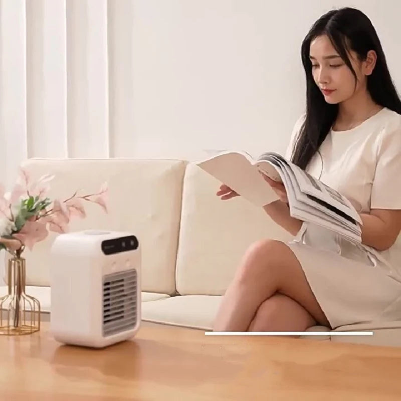 Stay Cool Anywhere! Portable Air Conditioner & Water Cooling Fan for Home, Office, and Cars! 🌬️❄️
